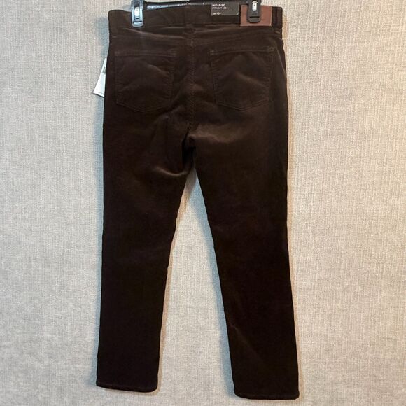 NWT Lauren Ralph Lauren Jean Women 10P Brown Mid Rise Straight Leg Corduroy Pant - Picture 6 of 10